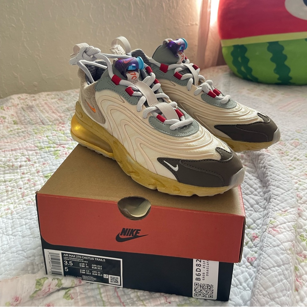 NIKE AIR MAX 270 REACT ENG TRAVIS SCOTT CACTUS TRAILS